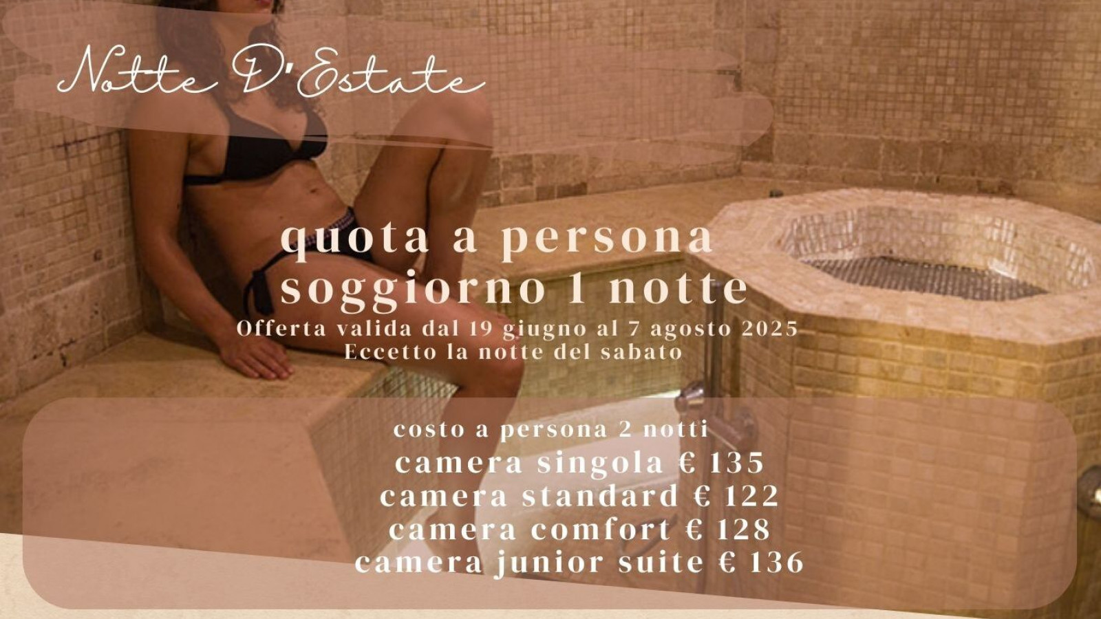 2025 hotel 2 mari notte d'estate 1 notte IN21