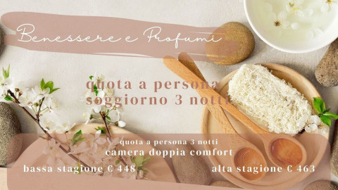2025 hotel 2 mari benessere e profumi 3 notti IN21