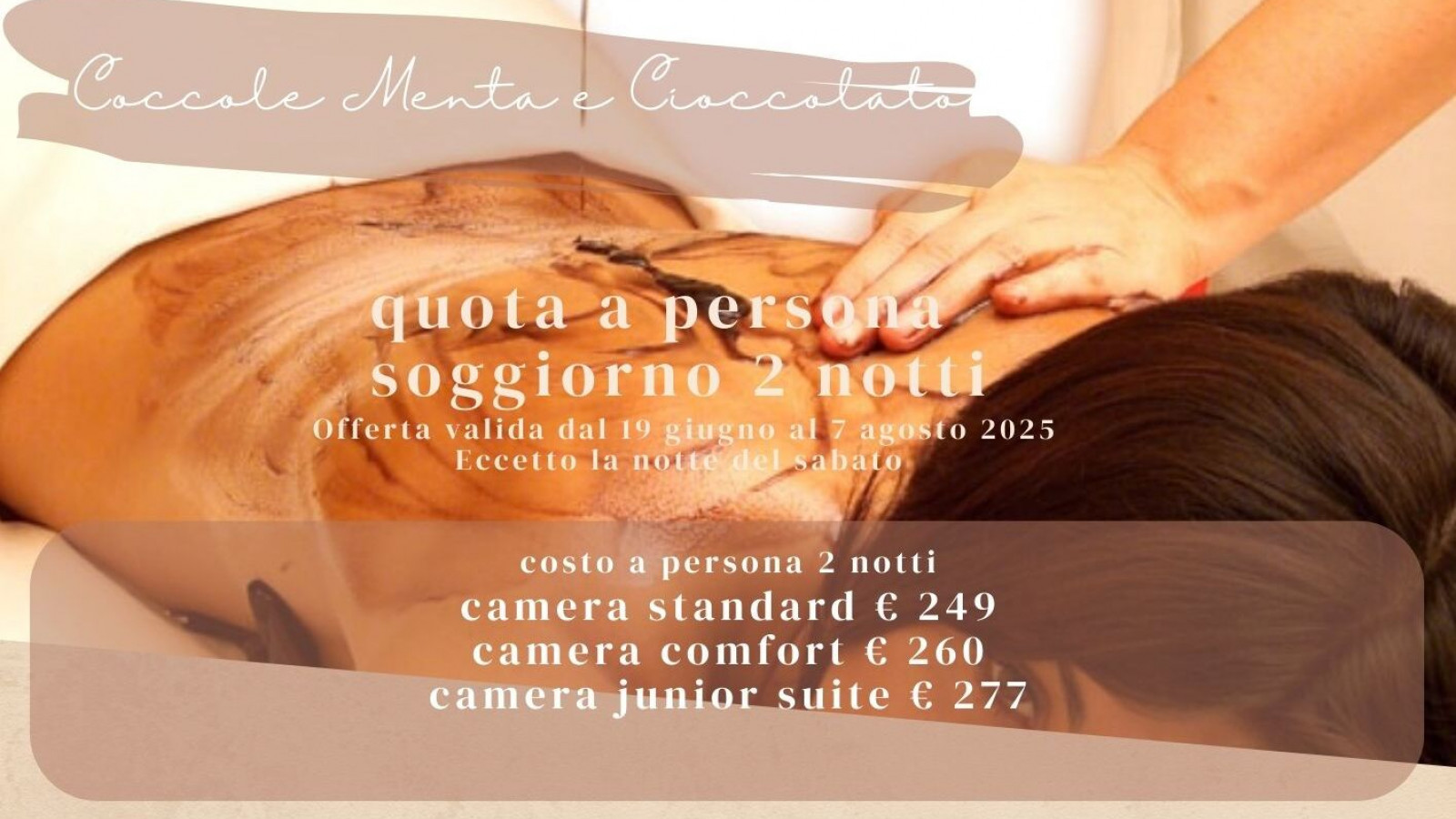 2025 hotel 2 mari coccole menta cioccolato 2 notti IN21