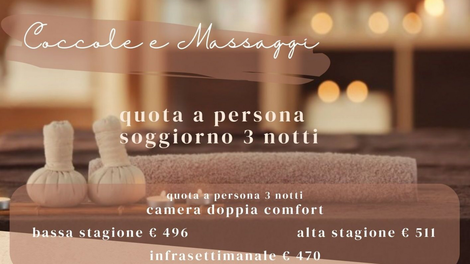 2025 hotel 2 mari coccole e massaggi 3 notti IN21
