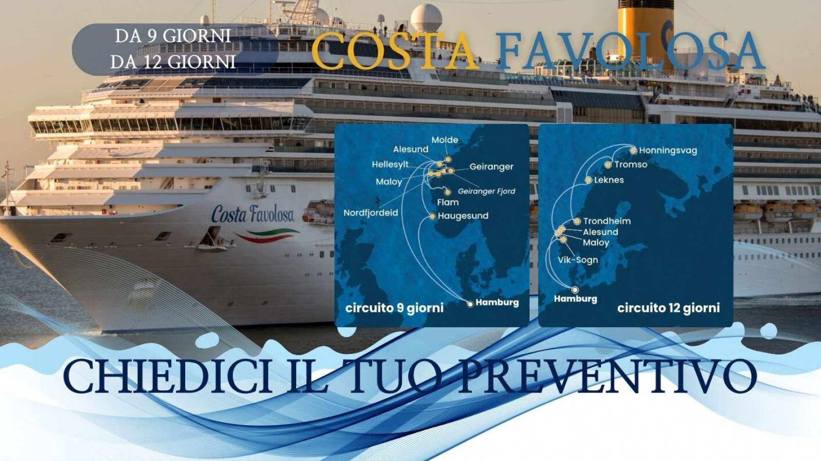 2026 costa favolosa mare del nord IN21