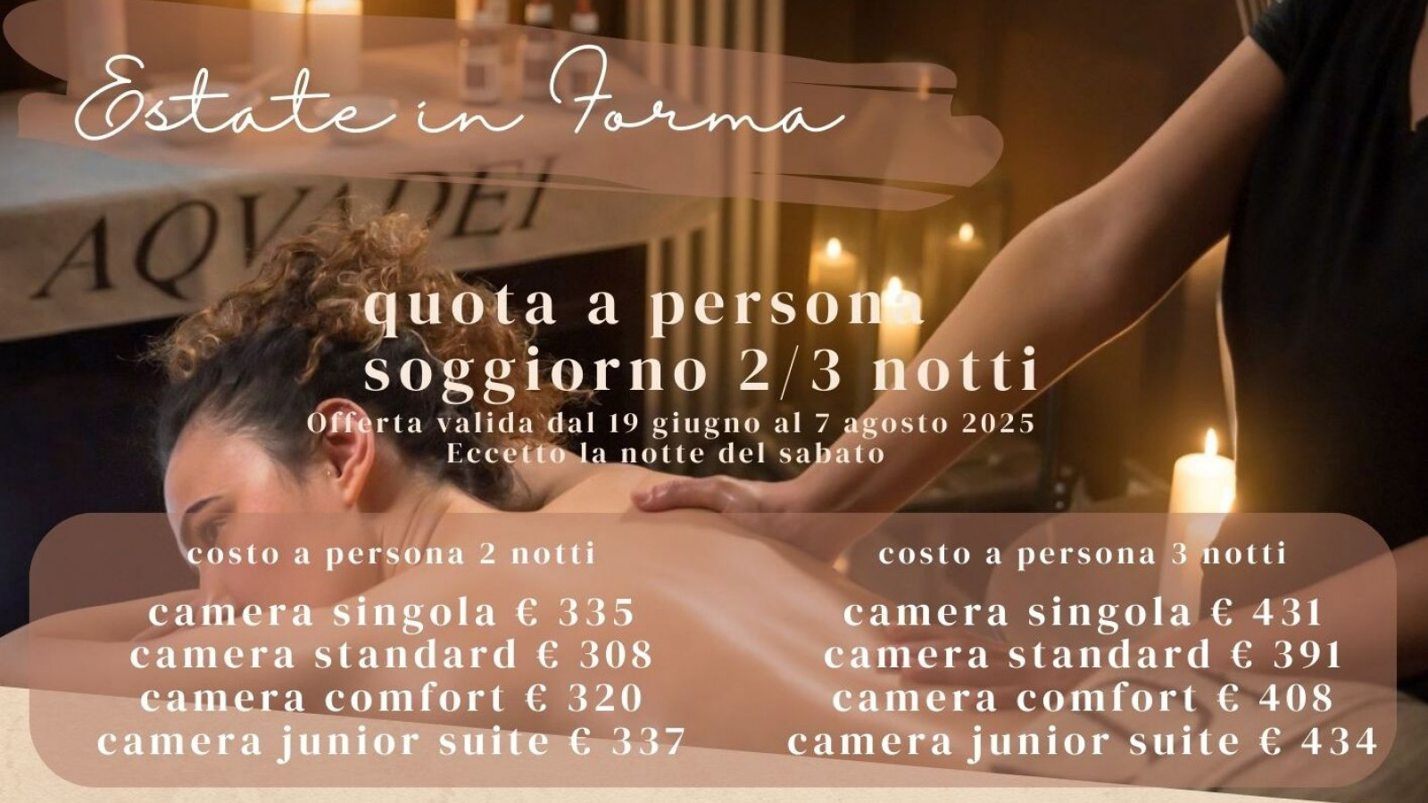 2025 hotel 2 mari estate in forma 2 3 notti IN21